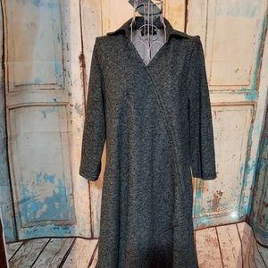 NWT Reborn Gray Tunic Dress With V-Neck